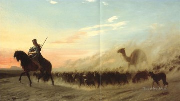 シリアの羊飼いアラブ人ジャン・レオン・ジェローム Oil Paintings